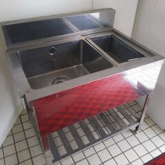 業務用2槽シンク 横幅90cm N22-209 高く買取るゾウ八幡西店