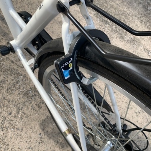 その他 26インチシティサイクル 六段変装 白色 サイモト自転車