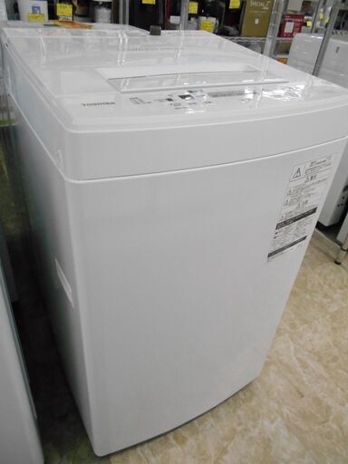 TOSHIBA　全自動洗濯機　AW-45M7　2019年製　4.5㎏
