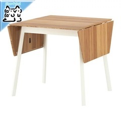IKEA ドロップリーフテーブル！