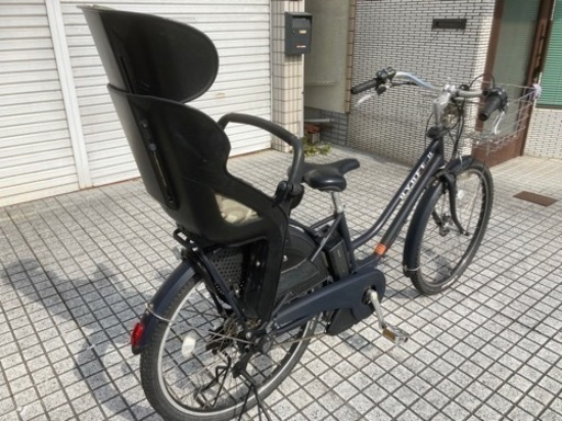 【子乗せ電動自転車】オススメ❗️HYDEE.B ブリヂストン製　バッテリー、前タイヤ新品❗️若林自転車　唐崎店　SALE中❗️