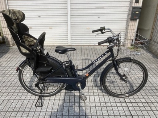 【子乗せ電動自転車】オススメ❗️HYDEE.B ブリヂストン製　バッテリー、前タイヤ新品❗️若林自転車　唐崎店　SALE中❗️