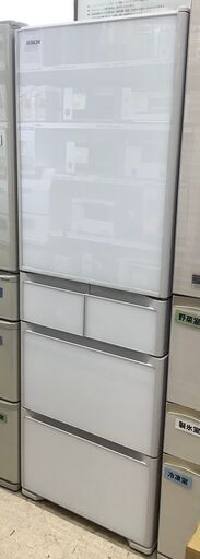 HITACHI/日立 5ドア冷蔵庫 401L 自動製氷機能付き R-S40K(XW) 2020年製 取扱説明書付【ユーズドユーズ名古屋天白店】J2511