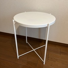 IKEA ホワイト トレイテーブル