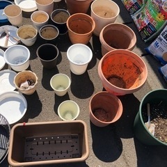 即決まりました！プランターや鉢と培養土、鹿沼土