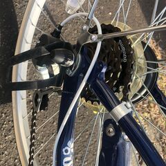 ★サビなし！！ピカピカ超美品★ブリヂストン BRIDGESTONE WB664 [子ども用自転車 ワイルドベリー 26型 外装6段変速 スターネイビー]