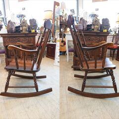 飛騨の家具 ヒダ ダイネット ロッキングチェア 木製 無垢材 安楽椅子