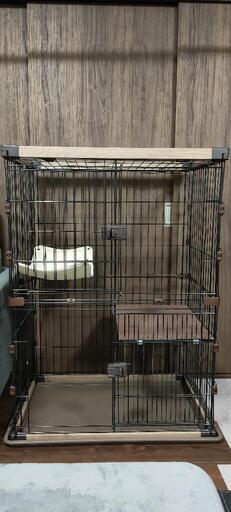 猫用ゲージ　トイレ付けます。