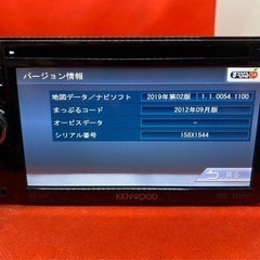 KENWOOD 簡単操作　MDV-L300 最新地図　Bluetooth 美品 え3
