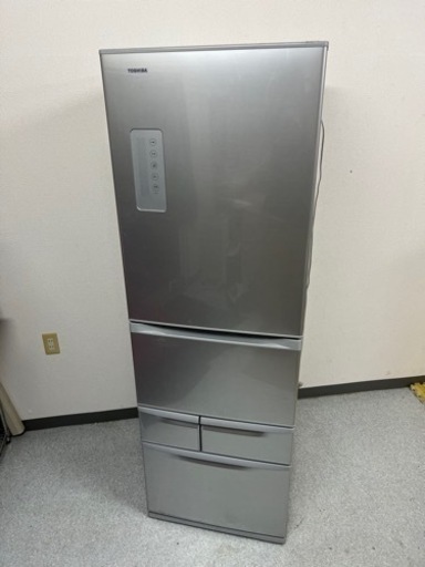 5ドア冷蔵庫 東芝 TOSHIBA ノンフロン冷凍冷蔵庫 GR-436G 2016年製