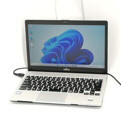 日本製 高速SSD 13.3型 ノートパソコン 富士通 S937/R 中古美品 第7