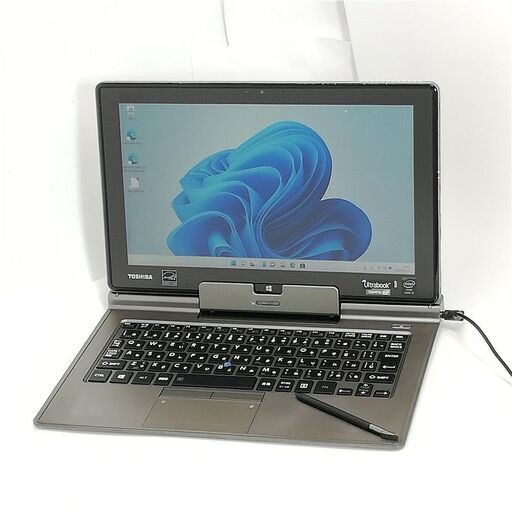 11.6型 デタッチャブル ノートPC 東芝 V714/K 中古美品 第4世代 Core i5 4GB 高速SSD 無線 Bluetooth Webカメラ Windows11 Office