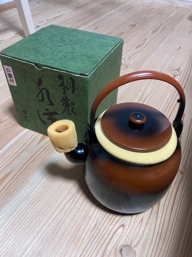 茶道　薬缶　銅製やかん