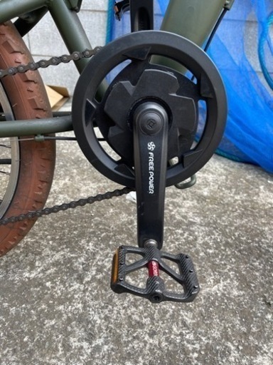 サイクルオリンピックのフリーパワー付き折り畳み自転車
