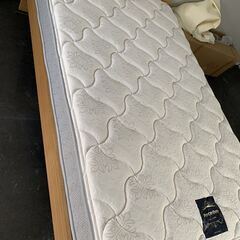 中古フランスベッドＦＲＡＮＣＥＢＥＤマットレス付きセミダブルベッド