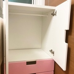 【浦安市川】IKEA子供用クローゼットstuvaピンク