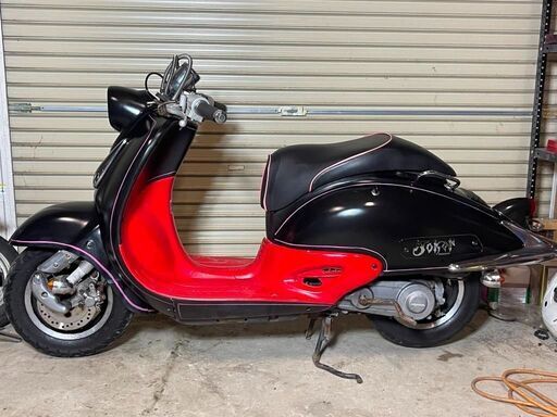 豊田市　HONDA　Joker　ジョーカー　つや消し黒　AF42　230419 豊田市 HONDA Joker ジョーカー つや消し黒 AF42 230419