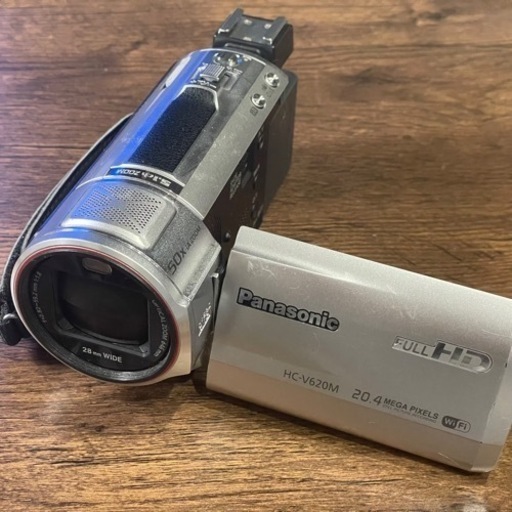 パナソニック ビデオカメラ  HC-V620M-T（大容量バッテリー付き）