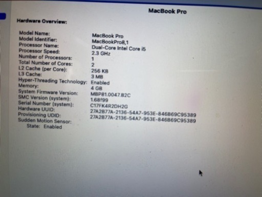 MacBook Pro 2012 15インチ 充電器付き