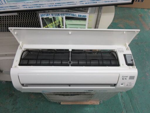 K04201　三菱　中古エアコン　主に10畳用　冷房能力　2.8KW ／ 暖房能力　3.6KW
