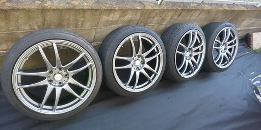 19インチアルミホイール 8.5J 注文 OFF+38 225/40R19 4本 