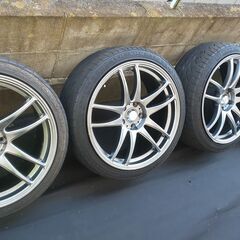 19インチアルミホイール　8.5J OFF+38　225/40R19　４本