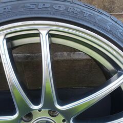 19インチアルミホイール　8.5J OFF+38　225/40R19　４本