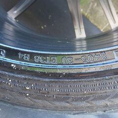 19インチアルミホイール　8.5J OFF+38　225/40R19　４本