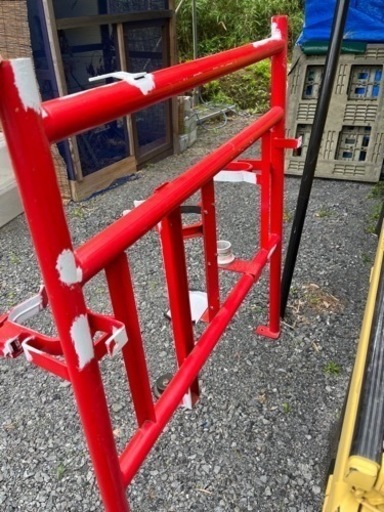 消防団で使用されていたスピーカー、ランプ等