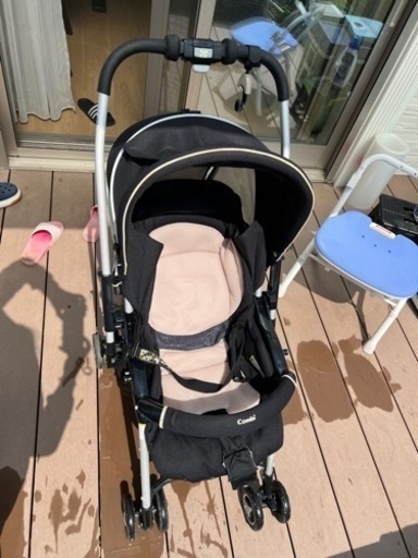 ○○両対面！(コンビ ウェルフラットワイドW JT-520N)ベビーカー○○