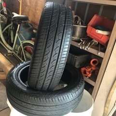 決まりました^o^165/55R14  中古タイヤ２本　　無料