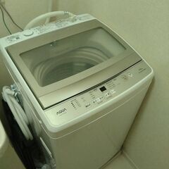 美品2022ｙ購入アクア 7.0kg 全自動洗濯機 ホワイト A...