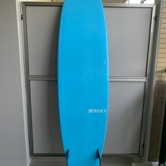 ロキシー　ROKY サーフボード　ボードケース付き　トライファン　サイズ約2150×530×50〜60 