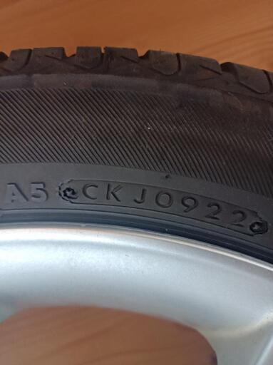 タイヤ、ホイール 新品タイヤ付タント純正アルミホイール 165/55/R15