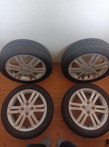 タイヤ、ホイール 新品タイヤ付タント純正アルミホイール 165/55/R15