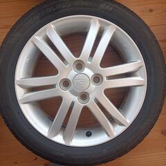 新品タイヤ付タント純正アルミホイール　165/55/R15