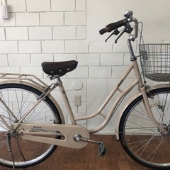 中古自転車 オートライト オーバーホール済 こげ茶色