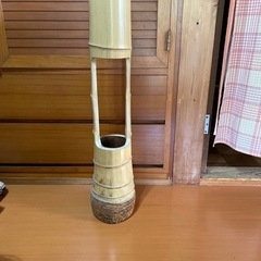 竹製　花瓶