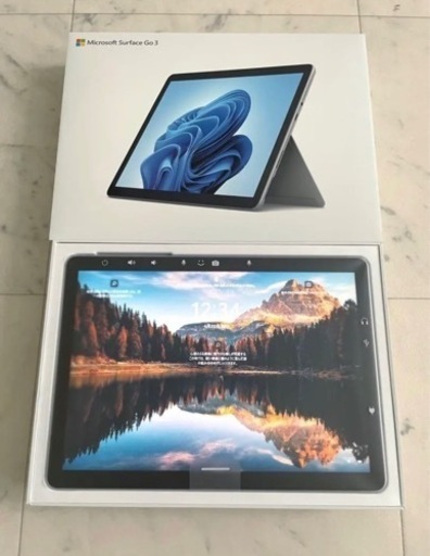 早い者勝ち！マイクロソフトSurface Go 3 プラチナ 10.5 正規品4点セット