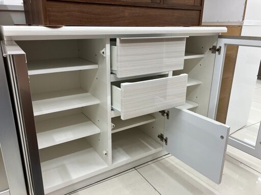 NITORI/ニトリ/ポスティア/カップボード/食器棚/収納/キッチン家具/幅120センチ