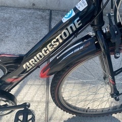 ブリジストン 24インチ 6段変速 男の子 ブラック 中古自転車 子供用