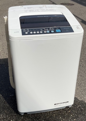 【RKGSE-986】特価！日立/8kg/全自動洗濯機/NW-8TY/中古/2015年製/当社より近隣地域無料配達