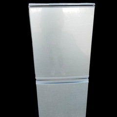 ジ40 SHARPノンフロン冷凍冷蔵庫 SJ-D14A-S 通電...