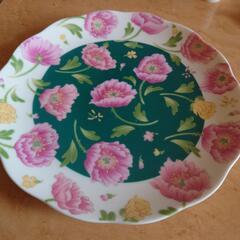 お花の洋プレート皿