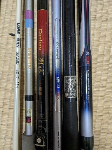釣り竿13本　 浮き、重り等セット　釣り道具　釣具