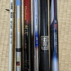 バラ売り可　釣り竿13本　 浮き、重り等　釣り道具　釣具
