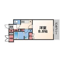 ✅家賃まで負担✅初期費用無料🎉高井田駅9分🎉最上階ペット可角部屋1K