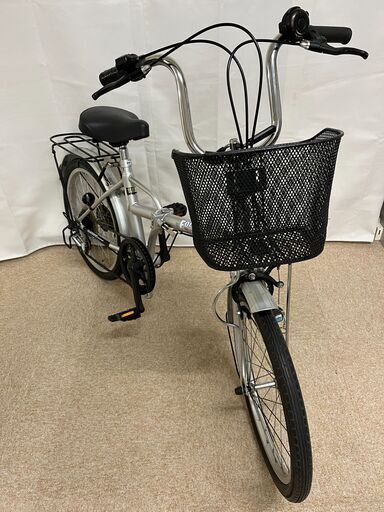 【北見市発】FOLDINGBIKE 折りたたみ自転車 99010112 20インチ シルバー (E1549sxY)