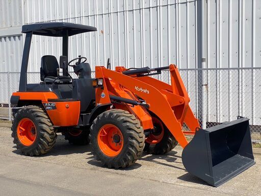 【H-0058】クボタ　R530　ローダー　ホイールローダー　タイヤショベル　アワーメーター531h　0.5ｍ3　全塗装済　4WD　建設機械