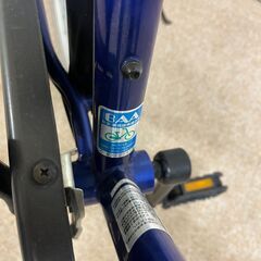 【北見市発】NOSTALIA ZERO 一般用自転車 S9800893 6段ギア 27インチ ブルー (E1557tnnY)